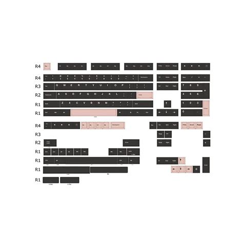 Buy Prunus Lannesiana Theme Keycaps，Double Shot PBT Set,Full 160 Keys ...