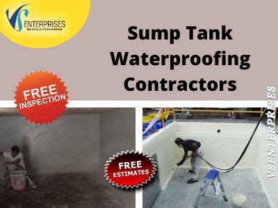 Sump Water Tank Waterproofing Contractors - Water Proofing Contractors ...