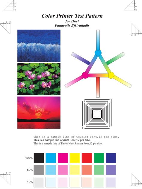 Image result for Rodriguez Photo Printer Test Pattern