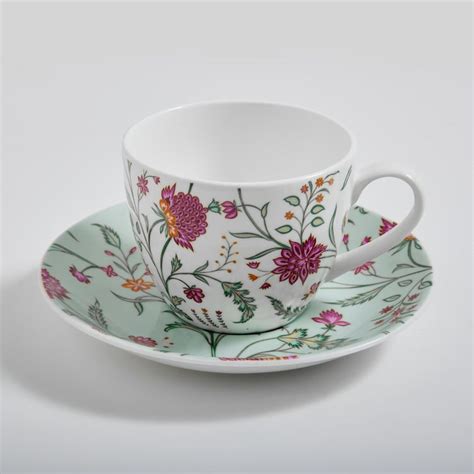 Buy Lucas Bone China Printed Cup and Saucer - 210ml from Home Centre at ...
