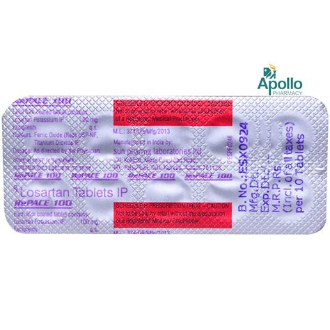 Repace 100 Tablet 10's Price, Uses, Side Effects, Composition - Apollo ...