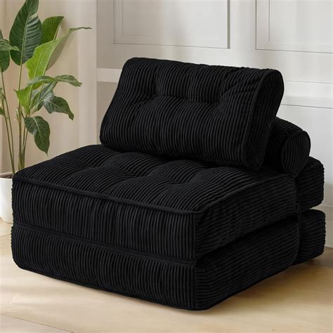Folding Sofa Bed, Convertible Foldable Chair Bed, Floor Couch for ...