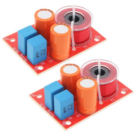 DriSentri 2 Way Speaker Crossover, 80W Speaker Audio Frequency Divider ...