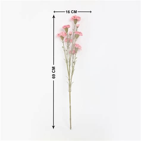 Buy Botanical Artificial Autumn Carnation Flower Stick - 69 cm from ...