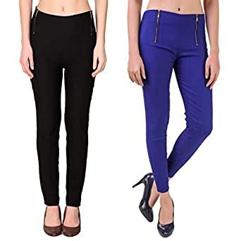 Buy Online Shopping Mall Fashionable Cotton Stretchable Slim Fit Blue ...