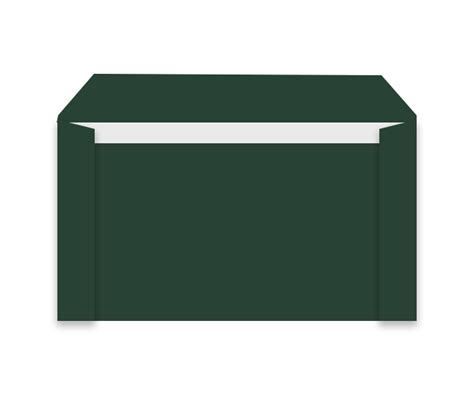 Notecard Folded Envelope Dark Green – Paper Design Co