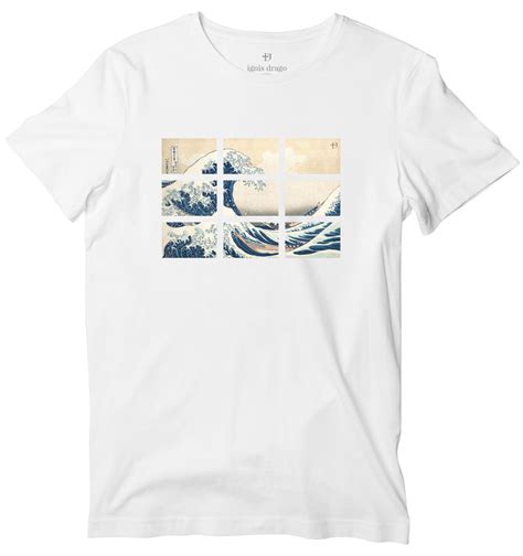 Jigsaw Wave Art T-shirt - World’s Best Graphic T-shirts – Ignis Drago India