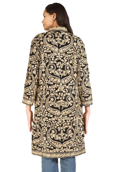 Handmade Kashmiri Wool Embroidered Coat: Traditional Indian Jacket – BATIN
