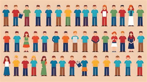 100 People Standing Together 的图像结果