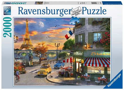 Ravensburger Puslespill, Paris Sunset 2000 brikker | Bursdagskongen.com