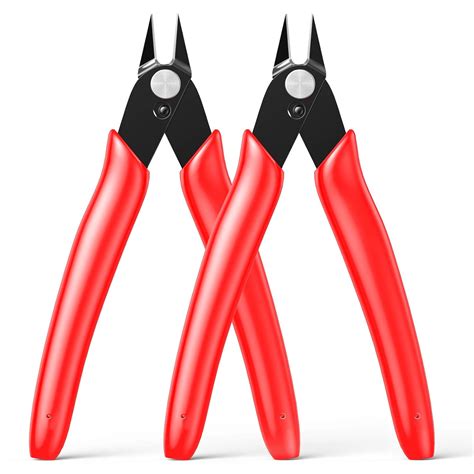 BOENFU Wire Cutters, Flush Cutter 5 Inch, Zip Tie Cutter Wire Snips ...