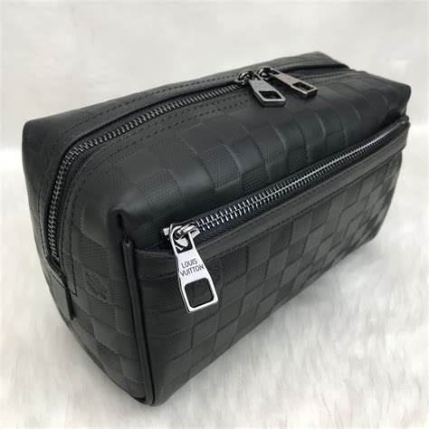 louis vuitton canta toiletry erkek el cantasi infini siyah 24x14 ...