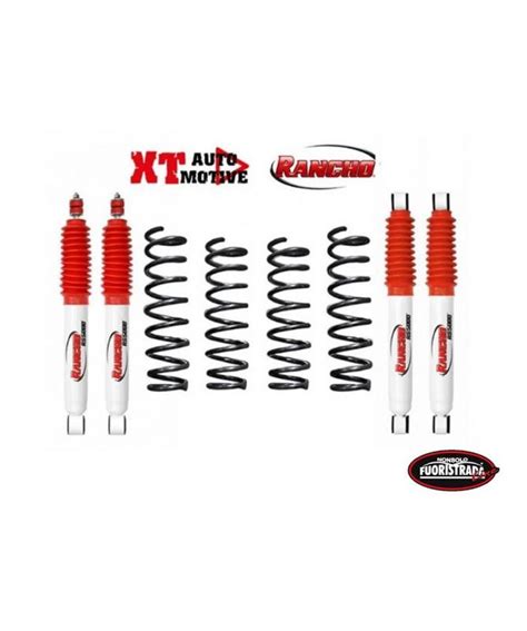 Kit Di Rialzo +4 Cm Completo XT+RANCHO Per Suzuki Jimny Benzina