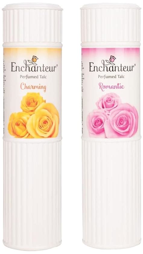 Enchanteur Charming Perfumed Talc for Women, 250g with Roses, Muguets ...