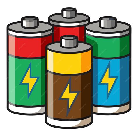 Batteries clipart vector art and illustration | Premium AI-generated vector