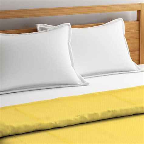 Buy PORTICO Flow-Snow Flakes Textured Cotton Double Bed Comforter from ...