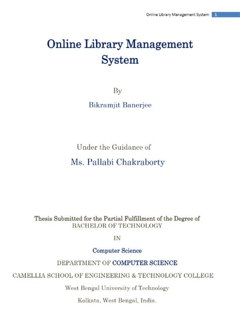 Image result for Online Library Management System Project PDF