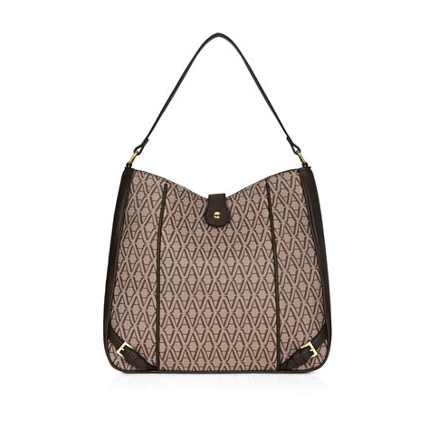 Brown Brady Monogram Shoulder Bag - Accessorize India