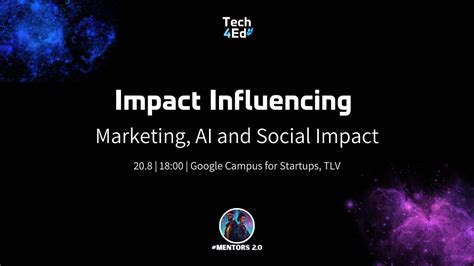 Impact Influencing - Marketing, AI and Social Impact, google for ...