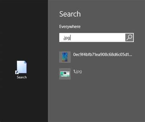 Image result for Windows 8 Search