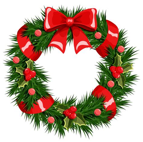 Wreath Christmas Garland Clip art - Transparent Christmas Wreath PNG ...