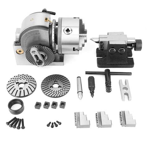 Milling Machine Indexing Head BS-0 Dividing Head 3 Jaw 5" Chuck ...
