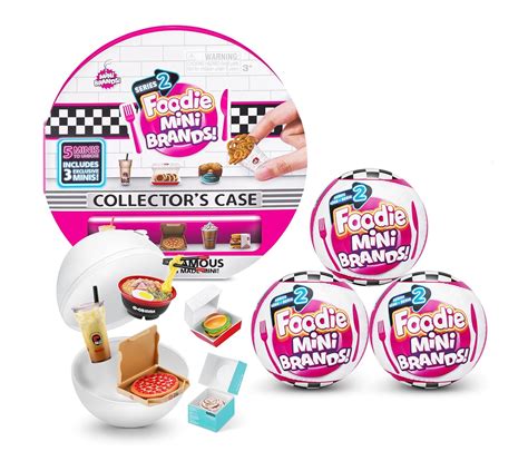 Buy Mini Brands Mini Foodies Series 2 Collector Kit (3 Pack + Collector ...