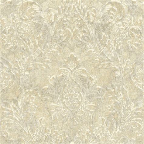 Wallpaper 4 Less Golden Creem Floral wallpaper-57sqft : Amazon.in: Home ...