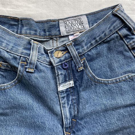 Marithe Francois Girbaud 90s vintage tapered jeans.... | Depop