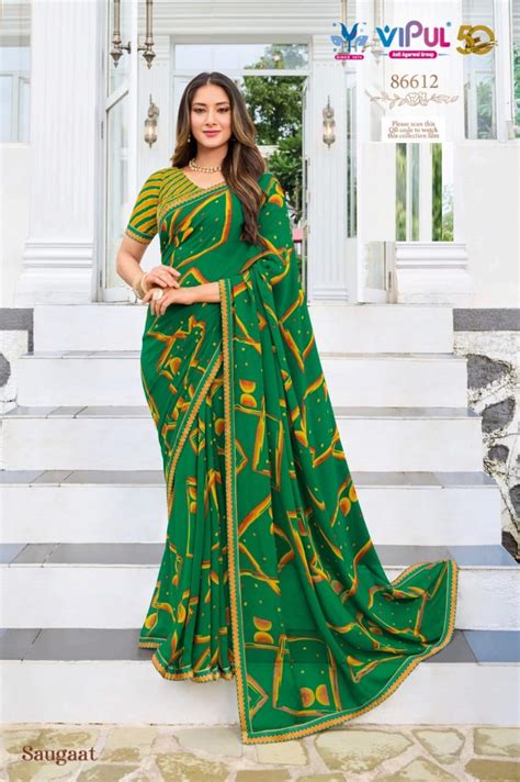 86612 Saugaat Vipul Weightless Sarees – Heriska