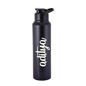 UP16 Personlaised Stainless Steel Water Bottle for fridge/School/Home ...