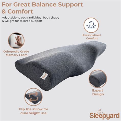 Sleepyard Memory Foam Cervical Pillow – SLEEPYARD