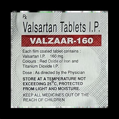 VALZAAR 160 TABLET 15'S Price, Uses, Side Effects & Substitutes | Medkart