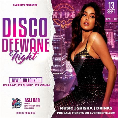 Disco Deewane Night ( New Club Launch), 234 Dominion Rd, Mount Eden ...