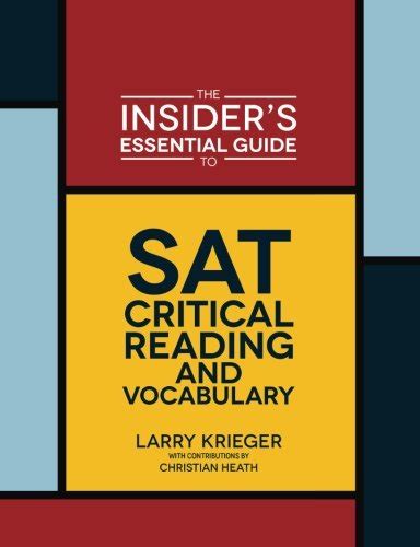 The Insider's Essential Guide to SAT Critical Reading and Vocabulary ...