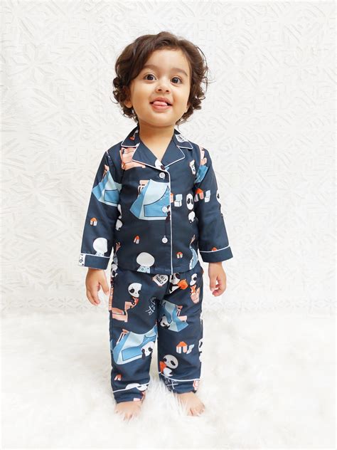 Panda went Camping Kids Nightwear Set – Bedgasm sleepwear