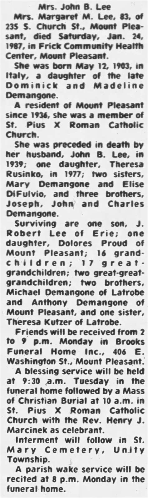 Obituary Notices - Newspapers.com