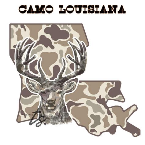 Louisiana Deer Hunting Png, Camo Louisiana Png, Deer Hunting, Louisiana ...