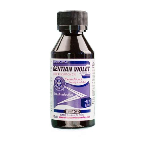 Humco Gentian Violet 2% Topical Solution 2 oz | ePothex