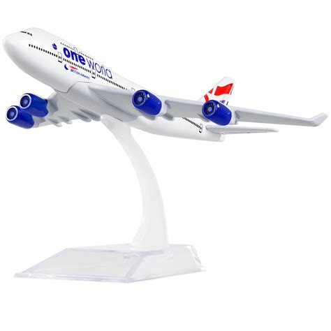 Busyflies Airplane Model Die cast Planes 16cm (British 747): Buy Online ...