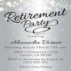 100+ Retirement Party Invitation Wording for Work Events