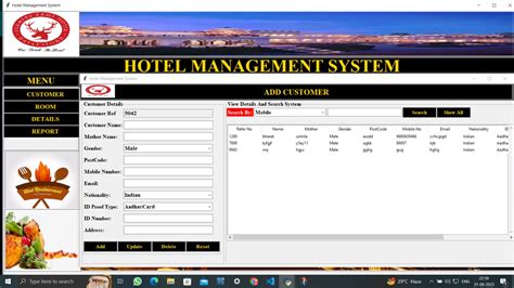 Hotel Management System Project Report Python MySQL 的图像结果