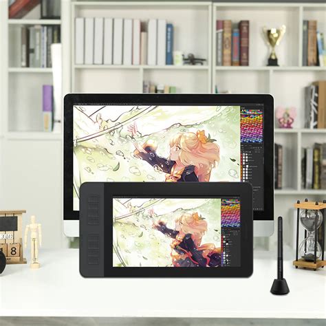 Buy Digital Graphic Drawing Tablet with Screen Pen Display 8 Shortkey ...