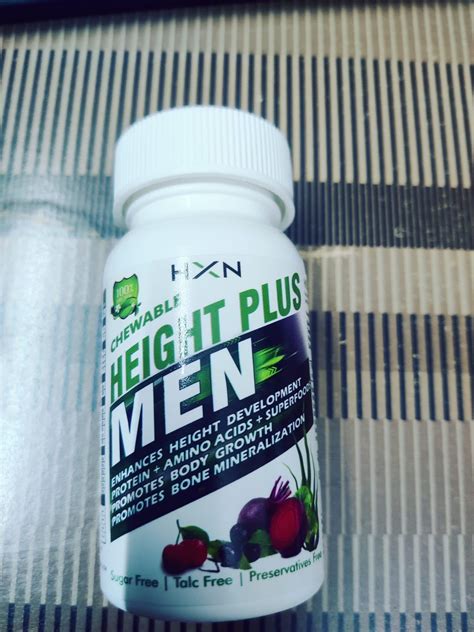 Buy HXN Height Growth Supplement For Men With Amino Acids, Super Foods ...