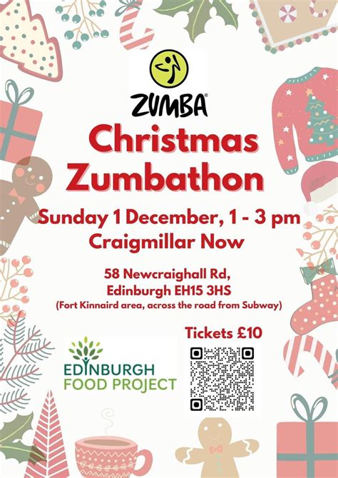 Edinburgh Christmas Zumbathon, Craigmillar Now, Edinburgh, 1 December ...