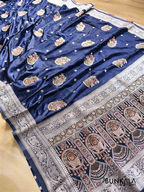Buy Banarasi Mashru Silk Sarees Online at Bunkala - Elevate Your Style ...