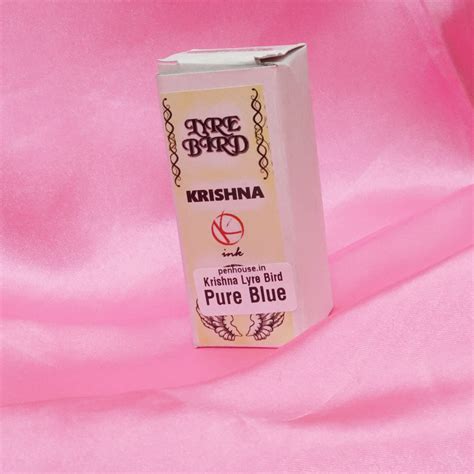 Krishna Lyre Bird Pure Blue Ink 1 fl Oz SKU 70720