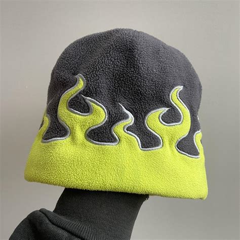 L.L. Bean Flame Fleece Beanie Hat. Great condition.... - Depop