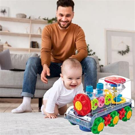 ABK Collections Train Engine Toy, Moving Transparent Gear System India ...