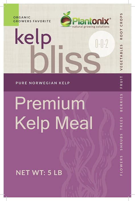 Buy Kelp Bliss - (5 LB) - Pure Norwegian Kelp Meal (0.9-0-2 ...